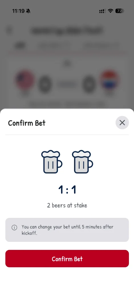 Confirm Your Pick